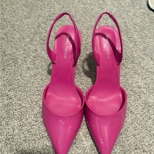 Marc Fisher Fuchsia Slingback Heels